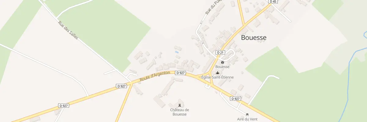 Plan du 12 Rte d’Argenton à Bouesse
