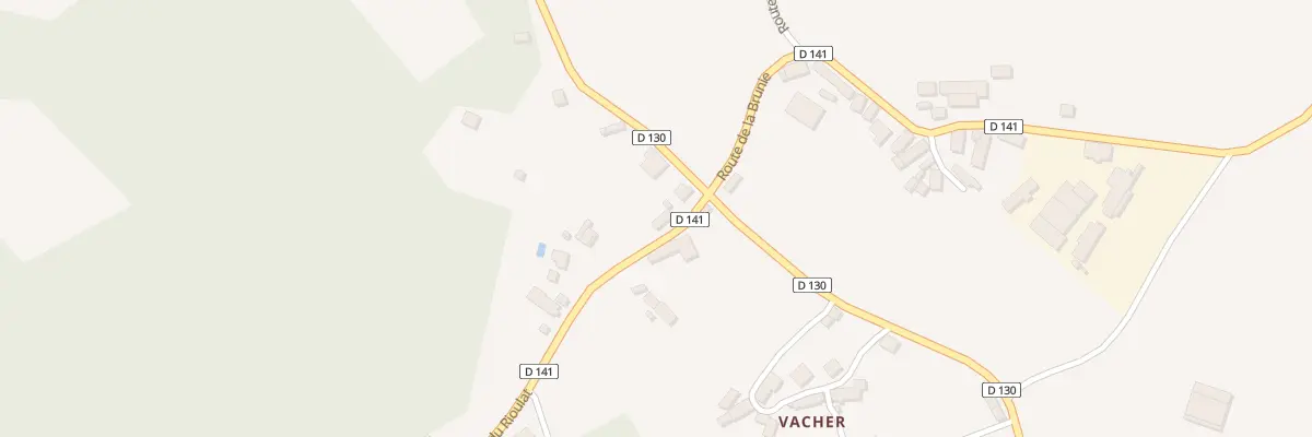 Plan du 50 Rte du Rioulat à Chameyrat