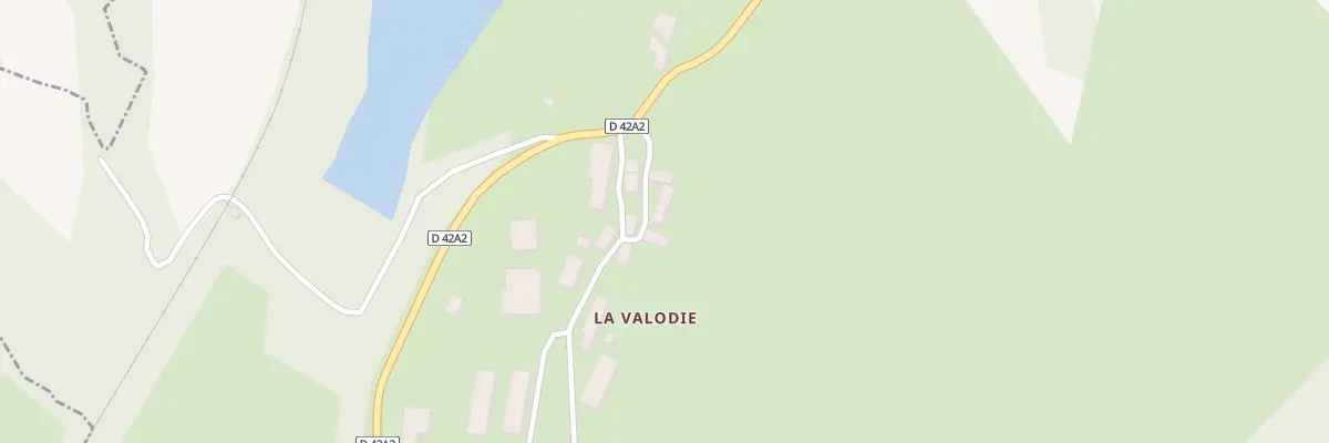 Plan du 5 La Valodie à Aulon