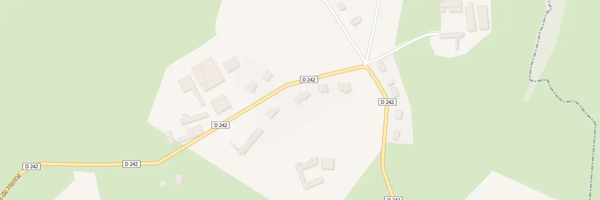 Plan du 234 Rte de Henne à Maninghen-Henne