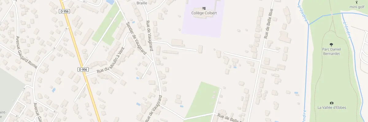 Plan du 68 Rue de Vaugirard à Châteauroux