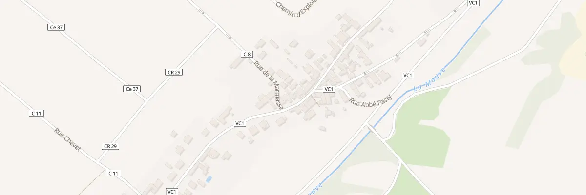 Plan du 20 Rue Abbé Pasty à Baule