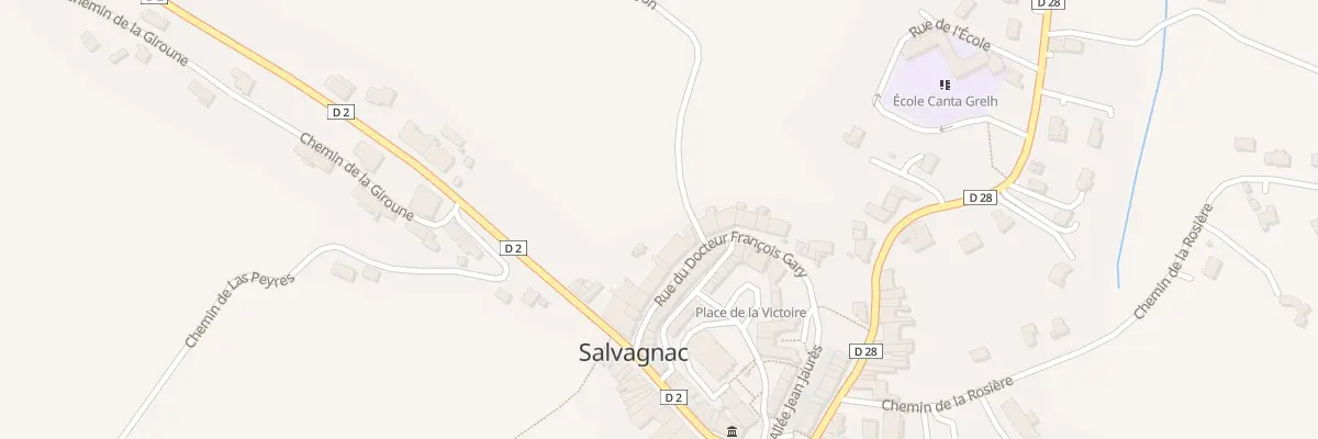 Plan du 13 Rue du Docteur François Gary à Salvagnac