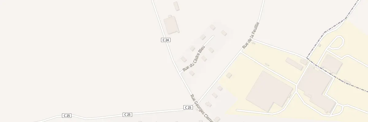 Plan du 1 Rue du Chene Bleue à Bernouville