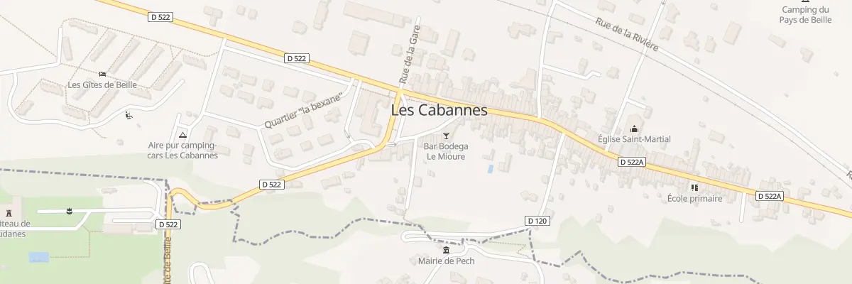 Plan du 4 Pl des Platanes aux Cabannes