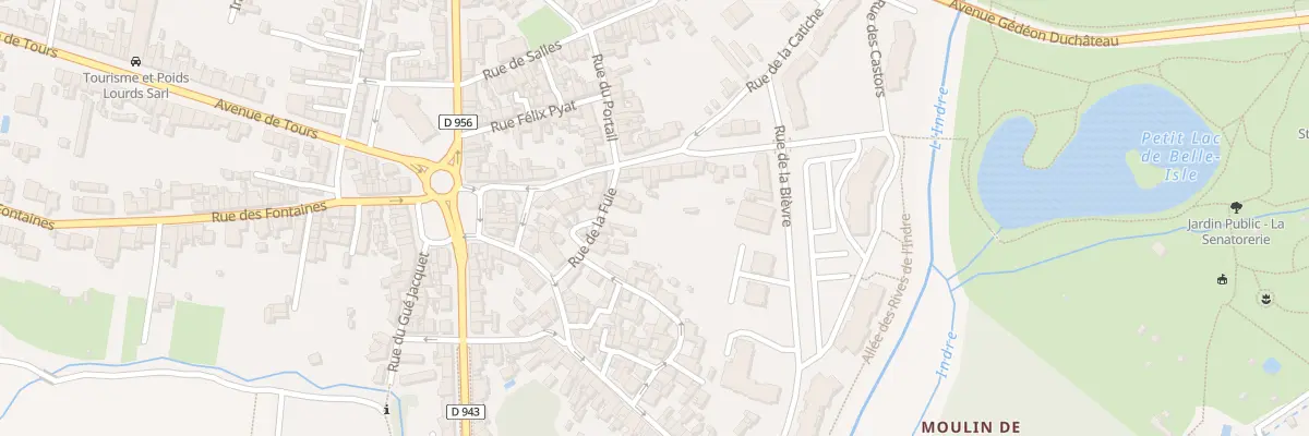Plan du 6 Rue de la Fuie à Châteauroux