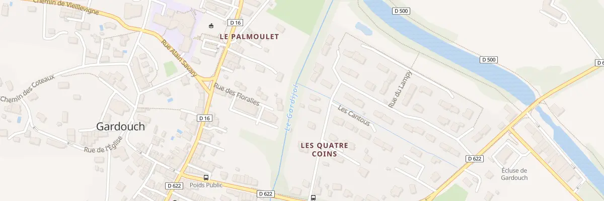 Plan du 9 All des Jardins à Gardouch