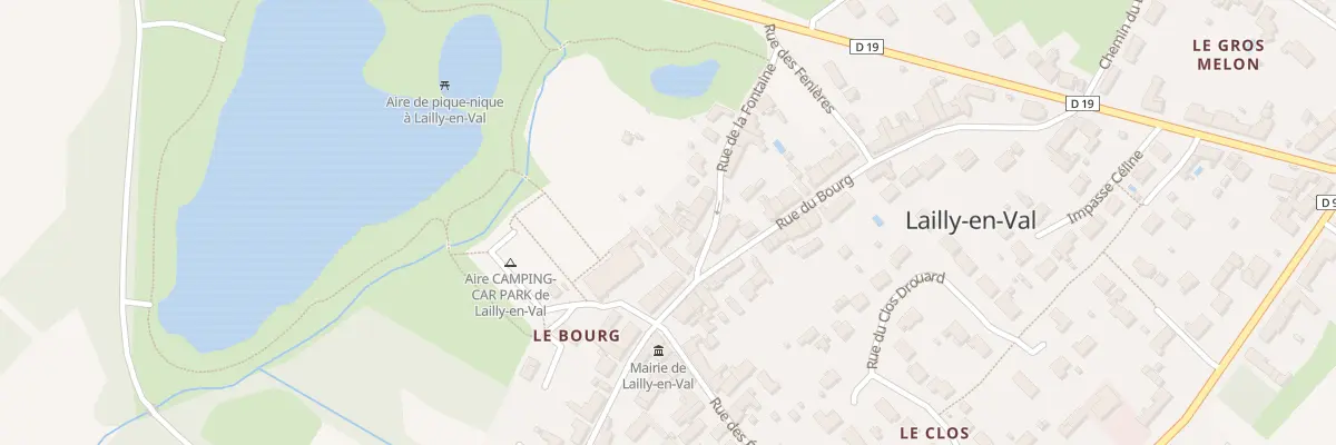 Plan du 3 Rue de la Fontaine à Lailly-en-Val