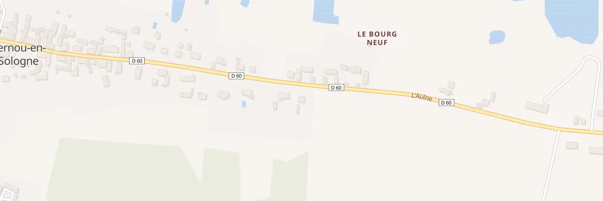 Plan du 39 Rue des Marnières à Vernou-en-Sologne