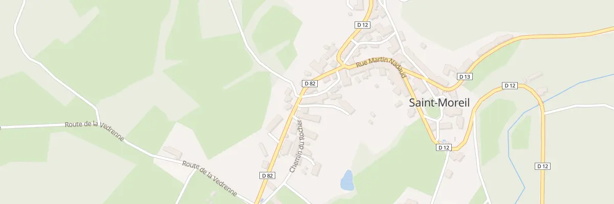 Plan du 7 Rte de Bujaleuf à Saint-Moreil
