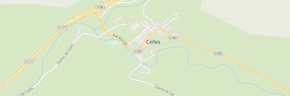 Plan du 4 Rue Centrale à Celles