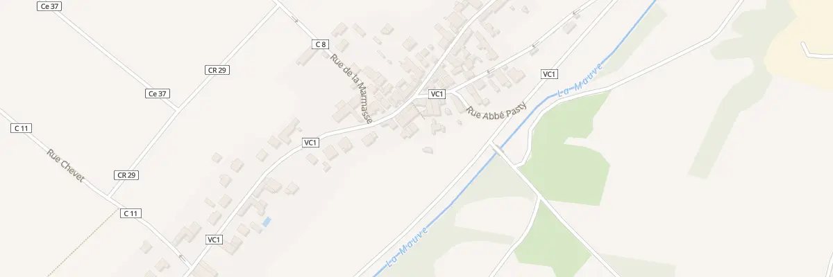 Plan du 13 Rue Abbé Pasty à Baule