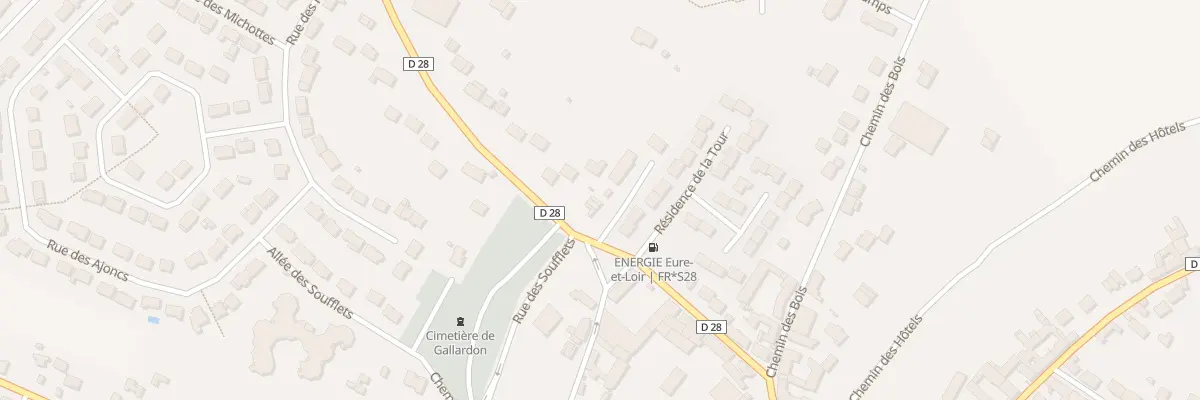 Plan du 16 Rte d’Epernon à Gallardon