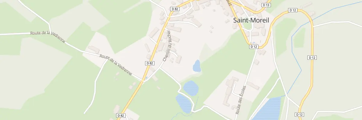Plan du 9 Che du Rocher à Saint-Moreil