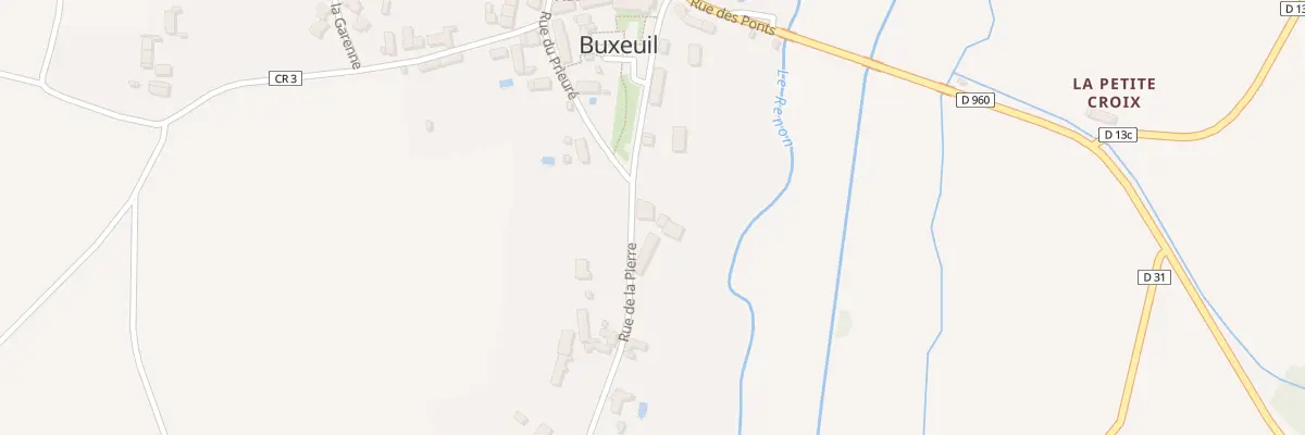 Plan du 5 Rue de la Pierre à Buxeuil
