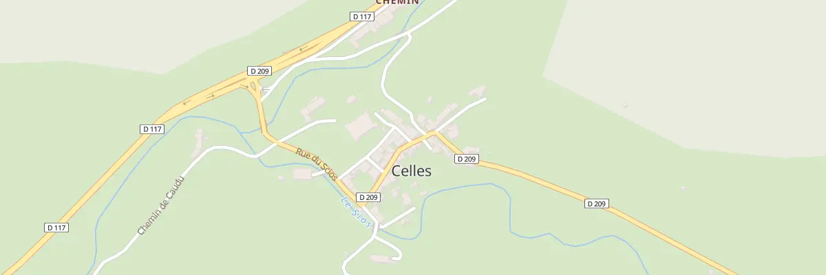 Plan du 14 Village à Celles