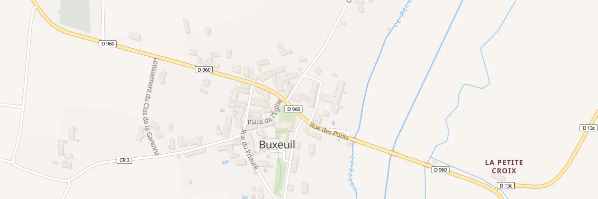 Plan du 8 Pl de l’Eglise à Buxeuil