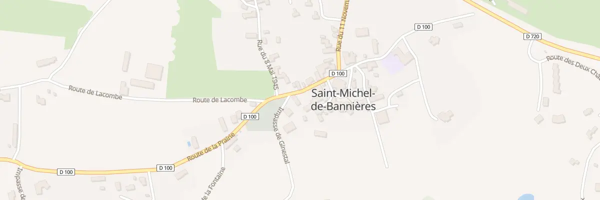 Plan du 5205F Saint Michel à Saint-Michel-de-Bannières