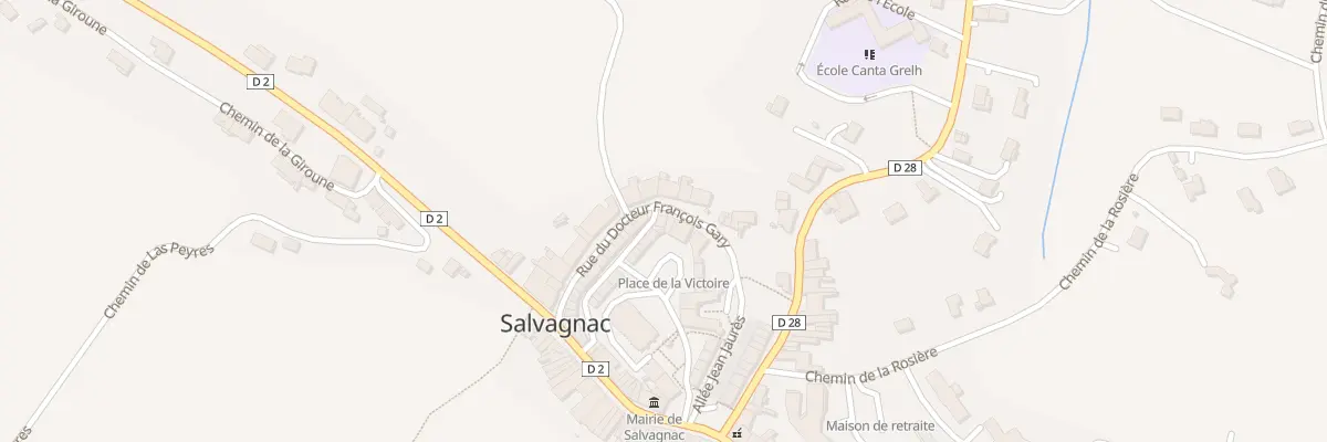 Plan du 30 Rue du Docteur François Gary à Salvagnac