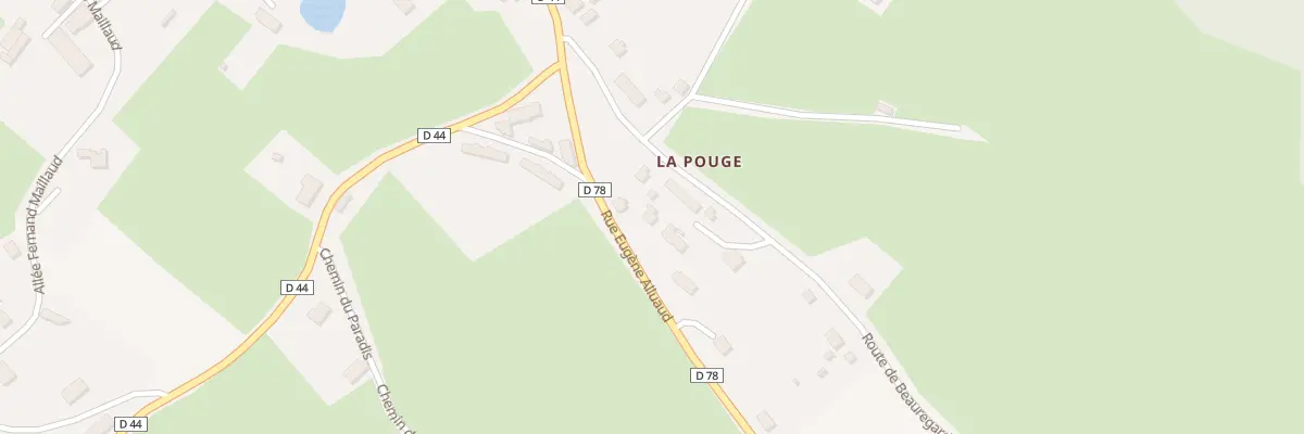 Plan du 3 Rue Eugène Alluaud à Fresselines