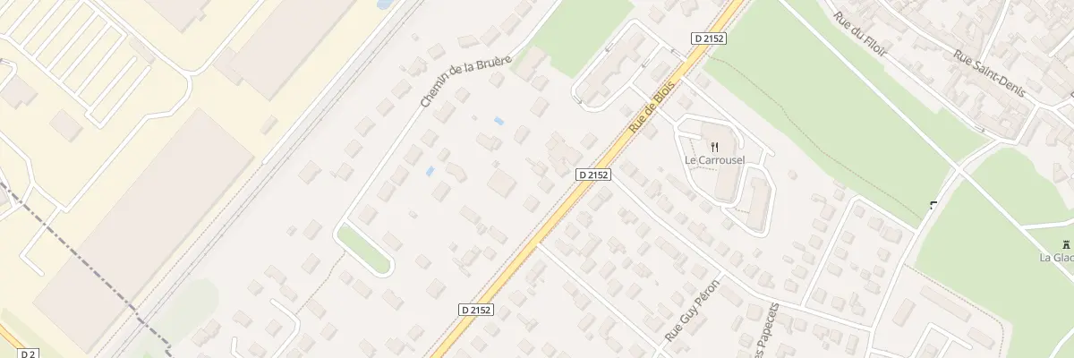 Plan du 9007 Rue de Blois à Meung-sur-Loire