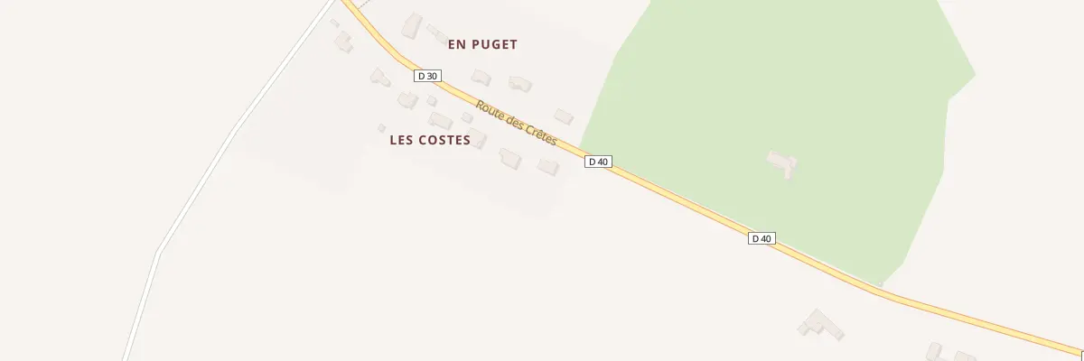 Plan du 5114 Les Costes à Garrigues