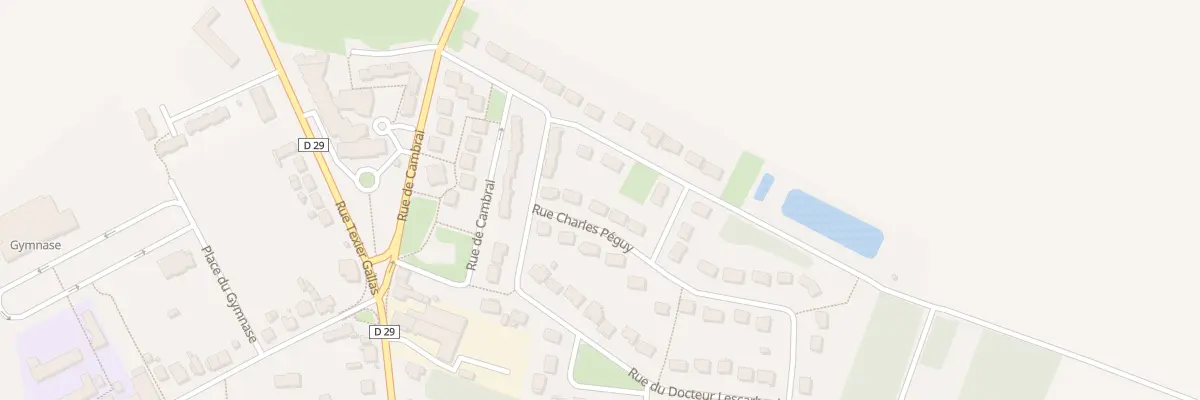 Plan du 22 Rue Charles Peguy à Orgères-en-Beauce