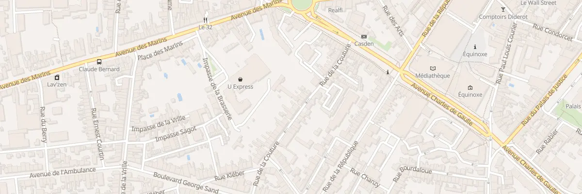 Plan du 32B Rue de la Couture à Châteauroux