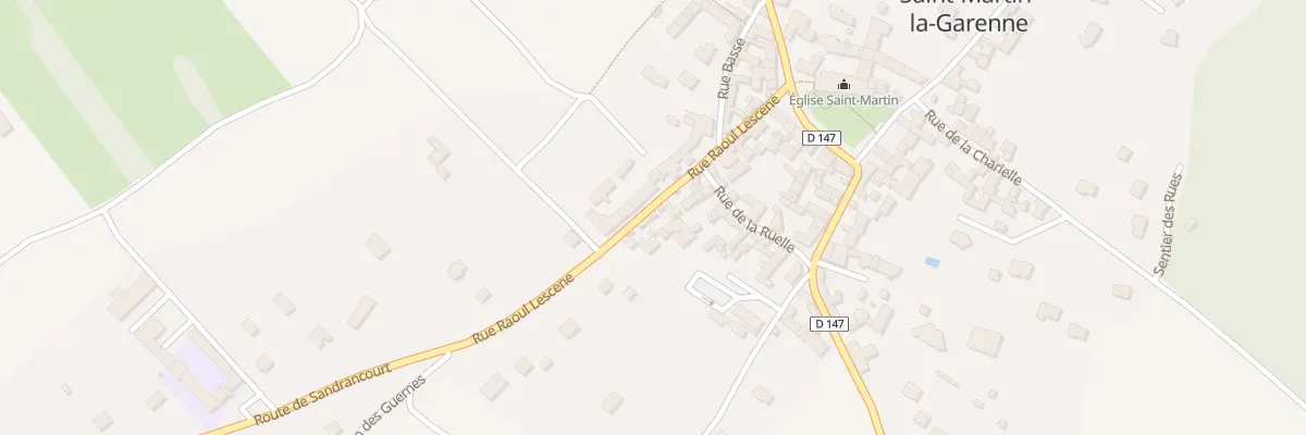 Plan du 9012 Rte de Sandrancourt à Saint-Martin-la-Garenne