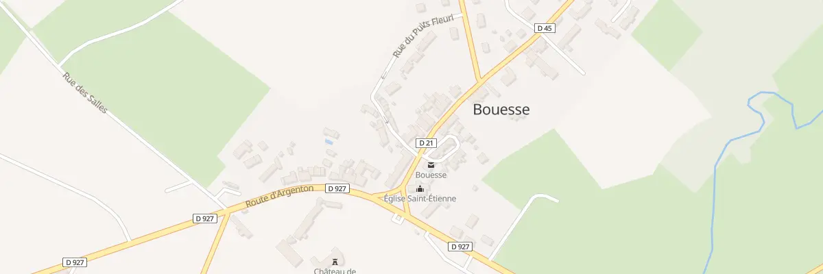 Plan du 3 Rue Grande à Bouesse