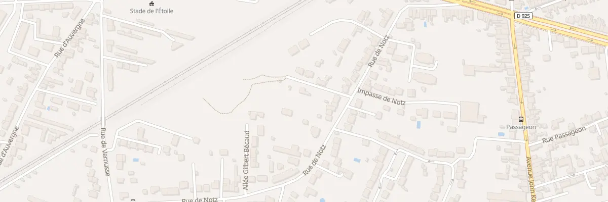 Plan du 56 Rue de Notz à Châteauroux