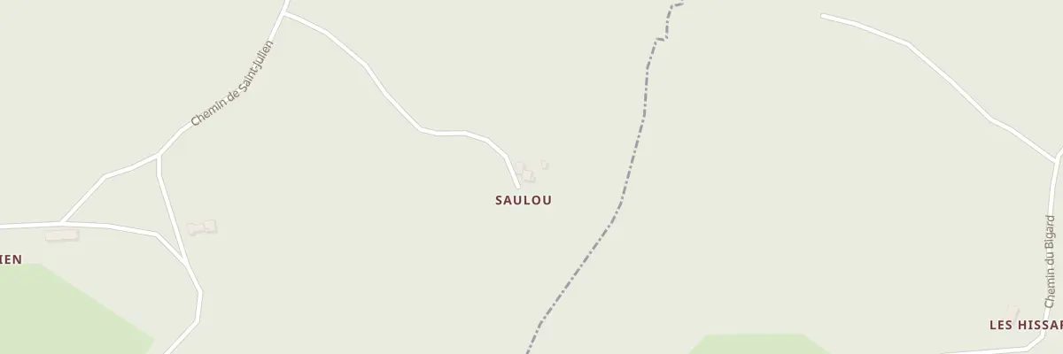 Plan du 851 Che de Saint-Julien à Puycelsi