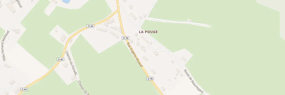 Plan du 9 Rue Eugène Alluaud à Fresselines