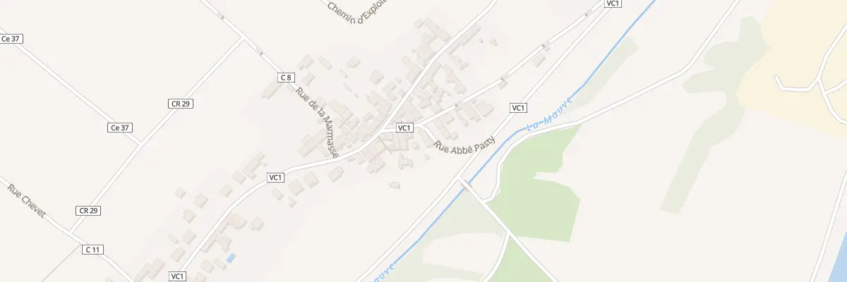 Plan du 1 Rue Abbé Pasty à Baule