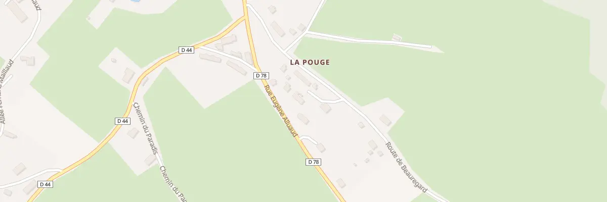 Plan du 11 Rue Eugène Alluaud à Fresselines