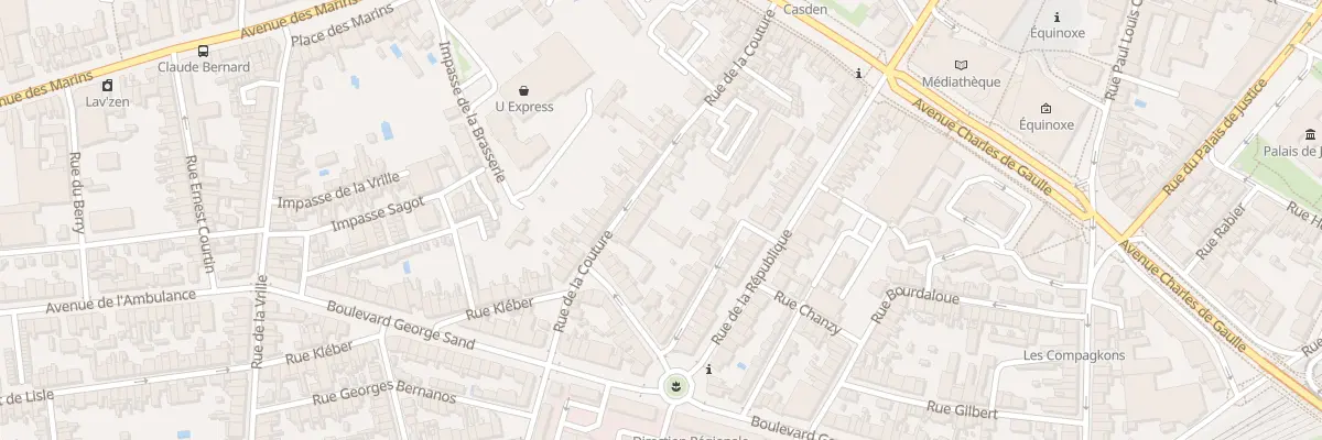 Plan du 49 Rue de la Couture à Châteauroux