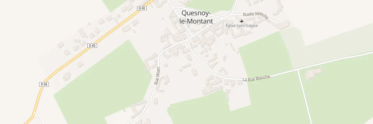 Plan du 3 La Rue Blanche à Quesnoy-le-Montant