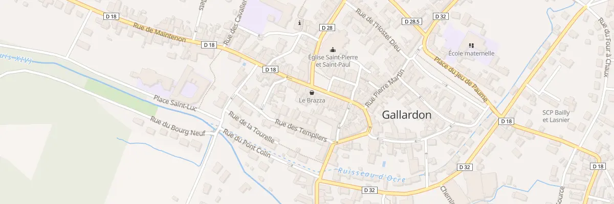 Plan du 9B Pl de l’Eglise à Gallardon