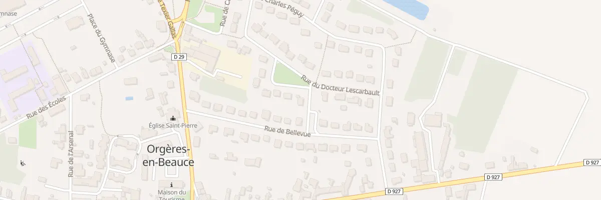 Plan du 9 Rue du Doc Lescarbault à Orgères-en-Beauce