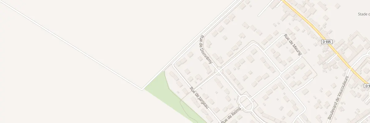 Plan du 14 Rue de Jargeau à Patay
