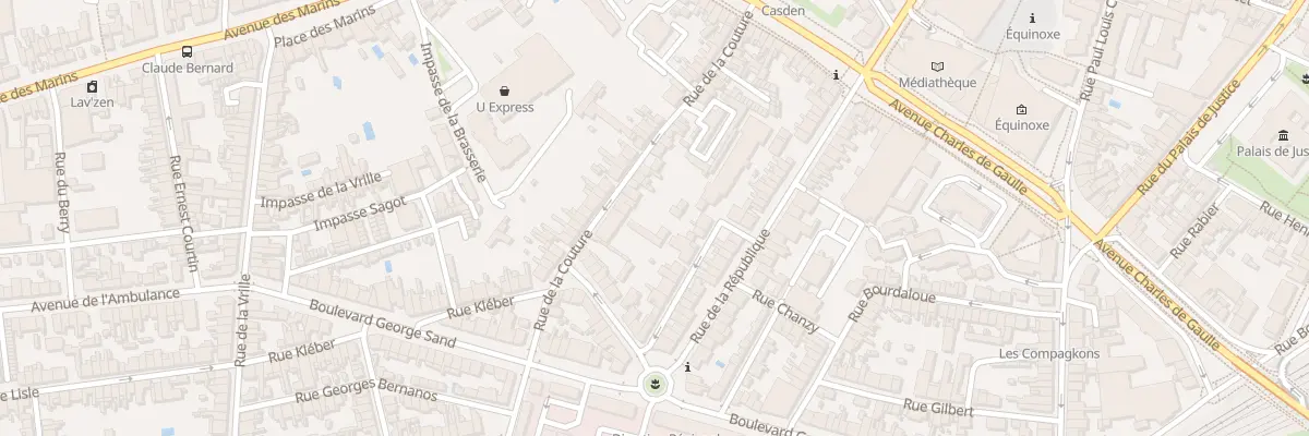 Plan du 47 Rue de la Couture à Châteauroux