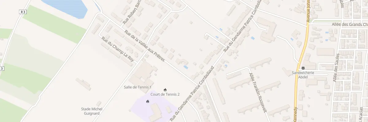 Plan du 6 Rue de la Vallée aux Prêtres à Châteauroux