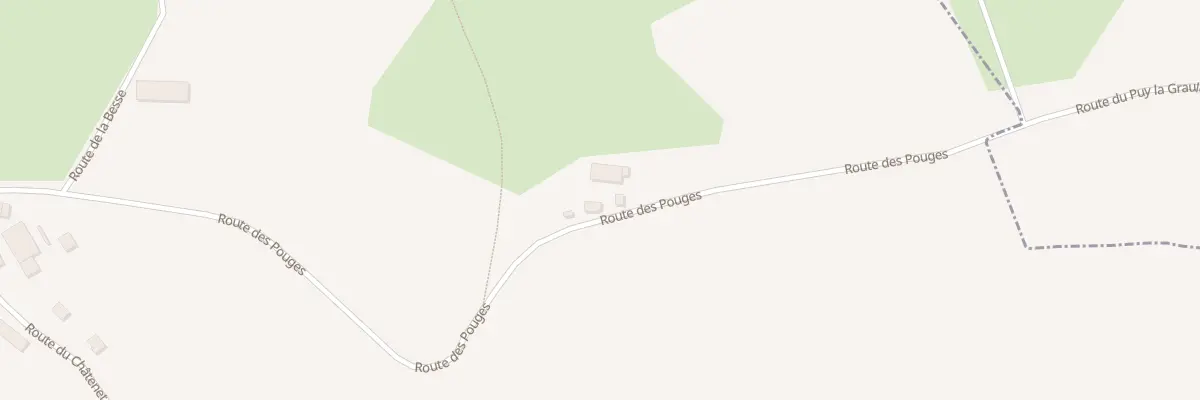 Plan du 5077 Les Pouges à Saint-Jal