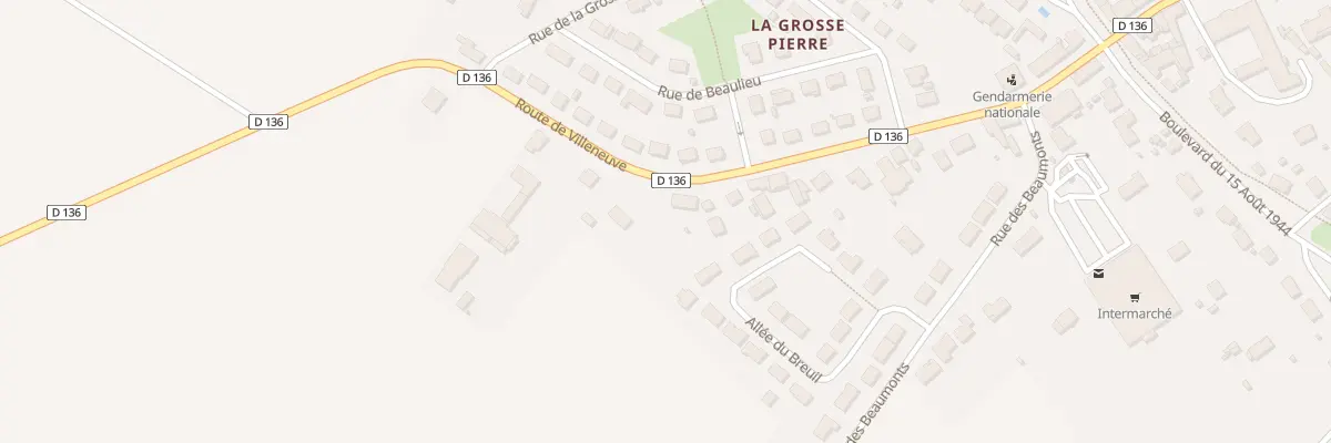 Plan du 24 Rte de Villeneuve à Patay