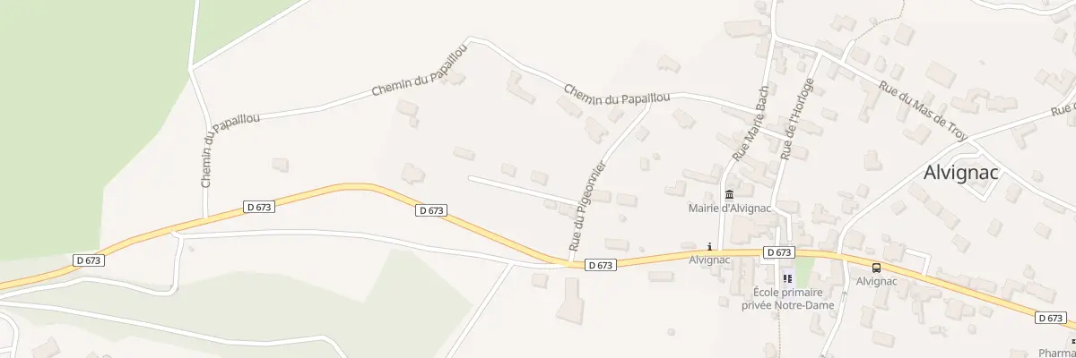 Plan du 50 Imp du Merle Blanc à Alvignac