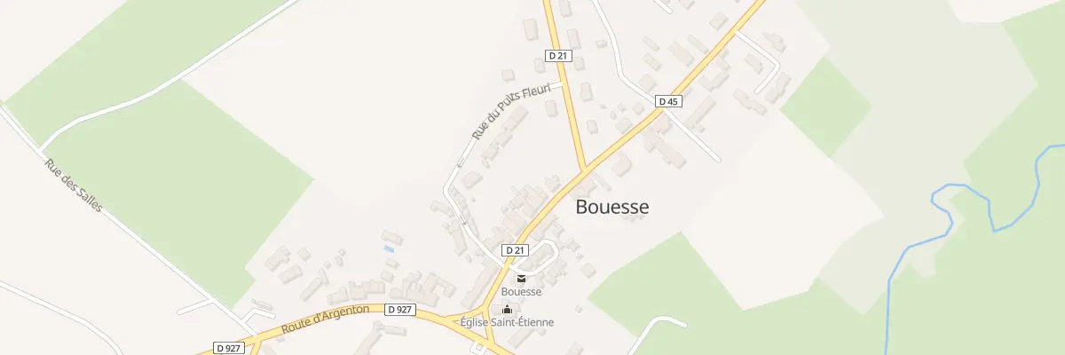 Plan du 5011 Le Bourg à Bouesse