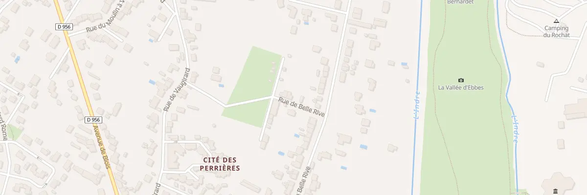 Plan du 57B Rue de Belle-Rive à Châteauroux