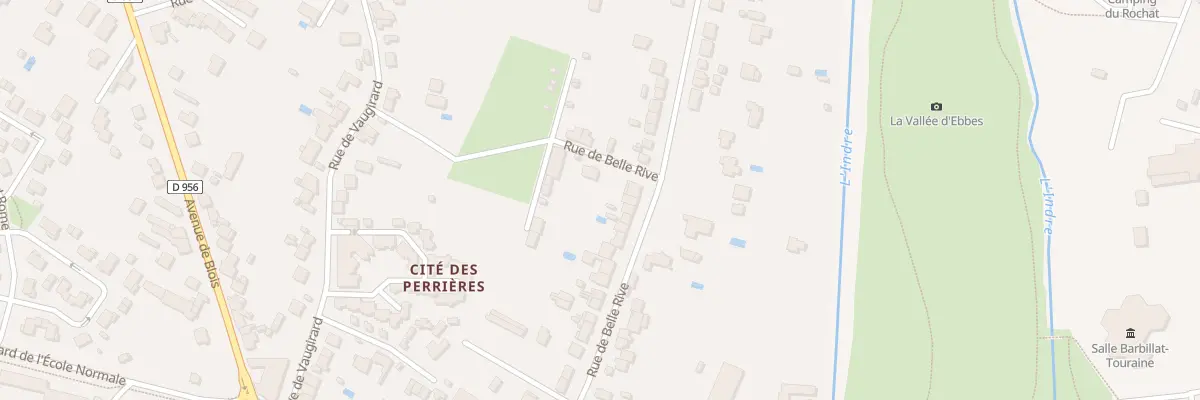 Plan du 51 Rue de Belle-Rive à Châteauroux
