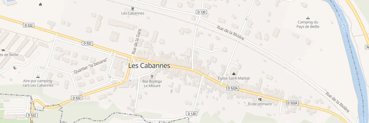 Plan du 35 Rue Principale aux Cabannes