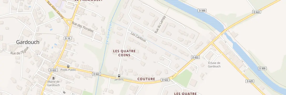 Plan du 6 Les Cantous à Gardouch